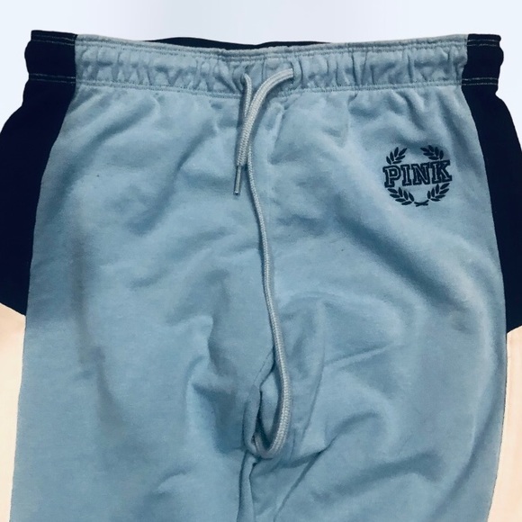 NWOT VS PINK Campus Joggers Light Blue, Black & White SZ S - Picture 5 of 7
